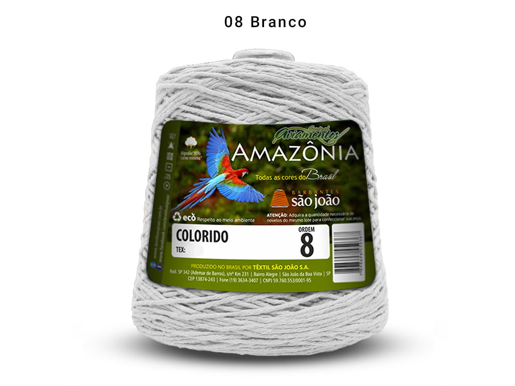 BARBANTE AMAZONIA 8 461M 08 BRANCO